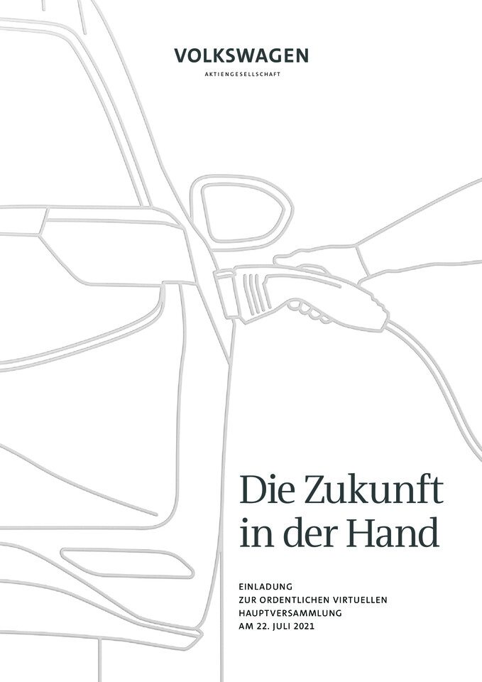Einladung zur ordentlichen Hauptversammlung 2021