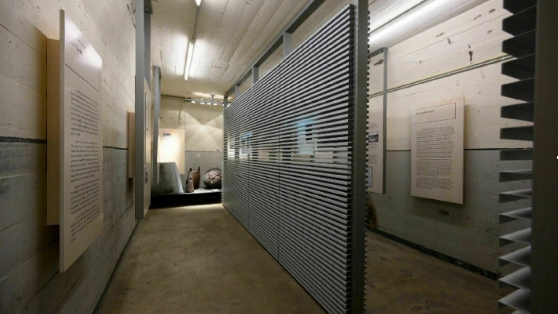 Wand zur Verdeutlichung der Abgrenzung