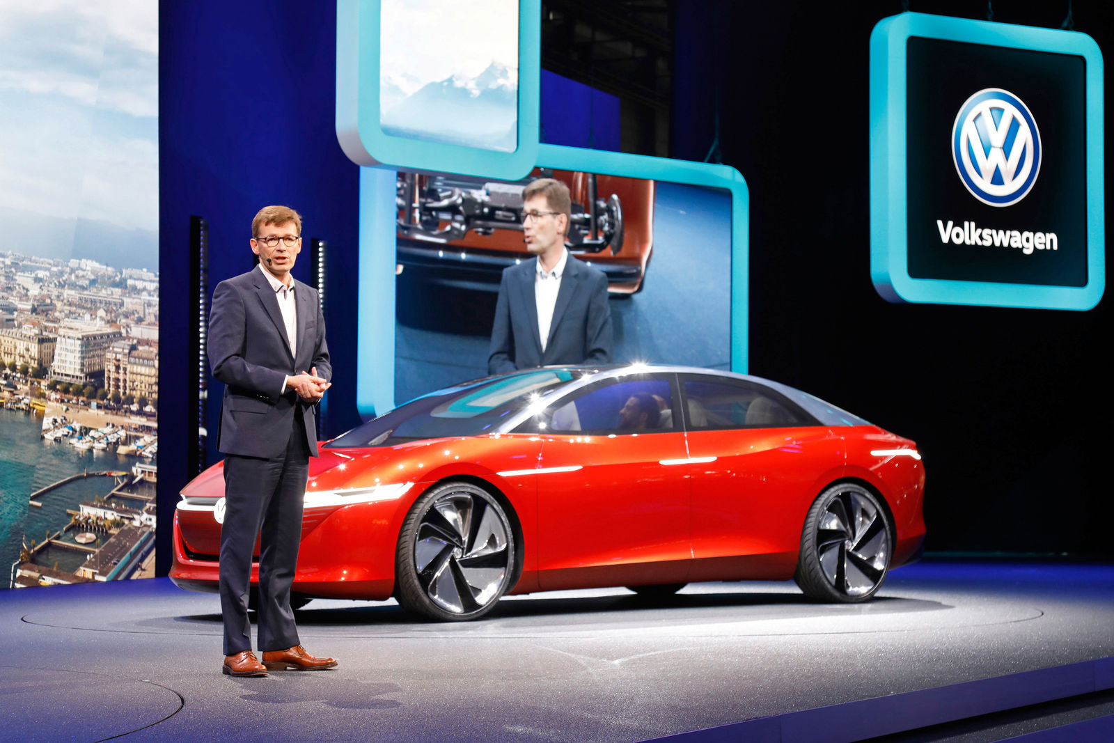 Volkswagen Pressekonferenz, Internationaler Automobilsalon Genf 2018