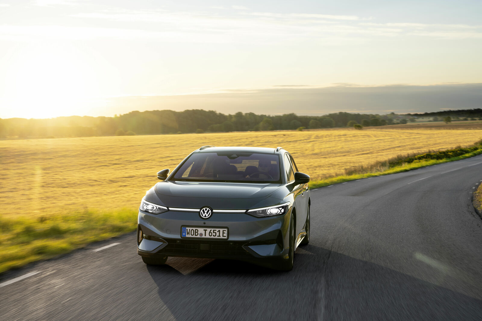 The all-electric Volkswagen ID.7 Tourer Pro S