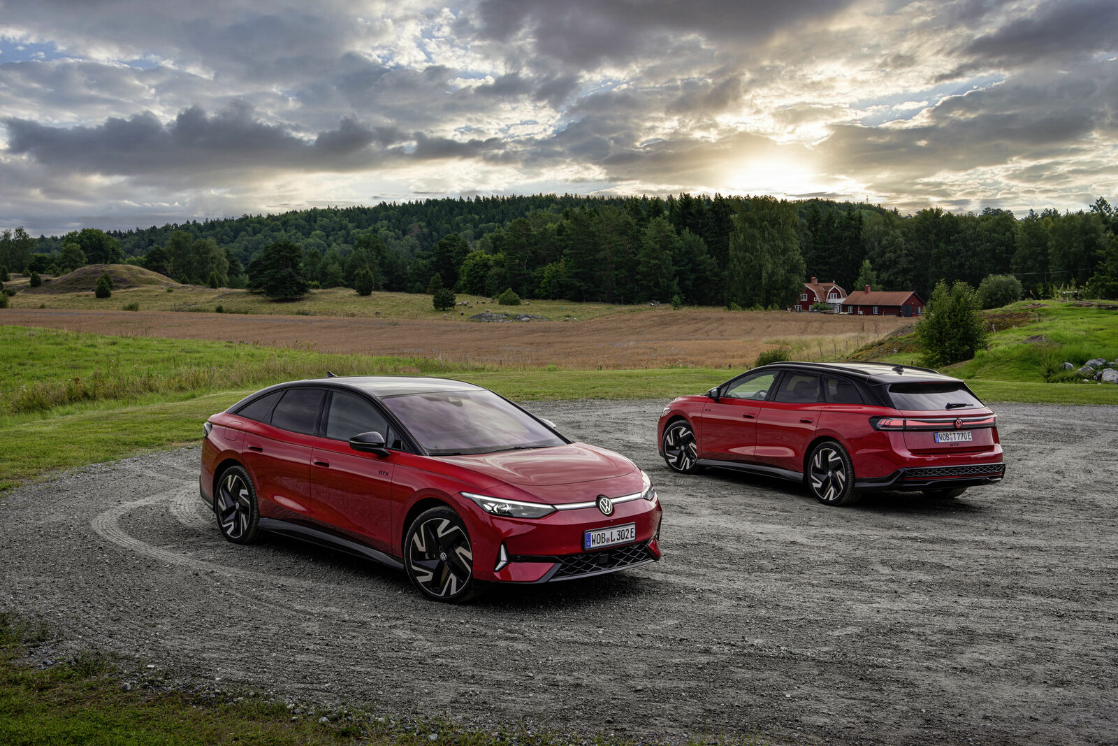 The all-electric Volkswagen ID.7 GTX and ID.7 GTX Tourer